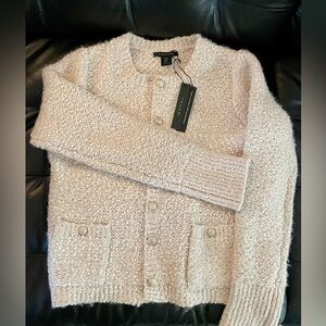 Tahari Sweater Jacket / Cardigan Size M NWT